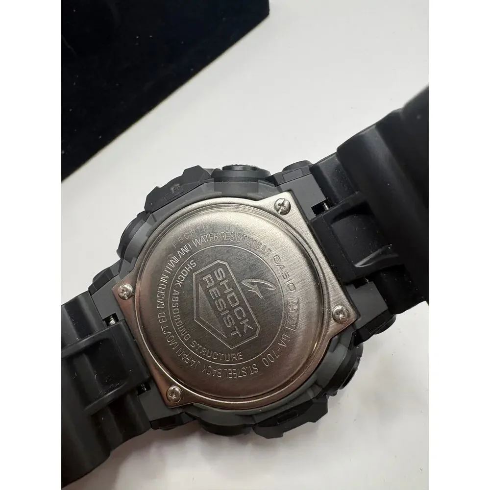 Casio G-Shock GA-700 Black Ana-Digi Sport Watch Men's